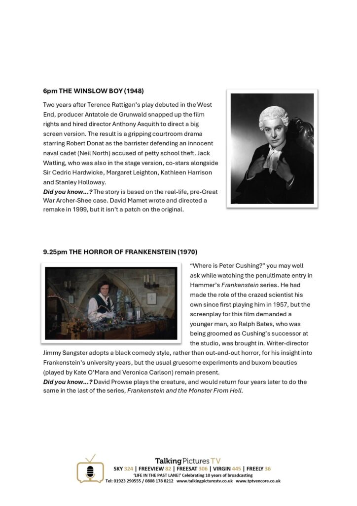 TPTV Highlights 18th July page