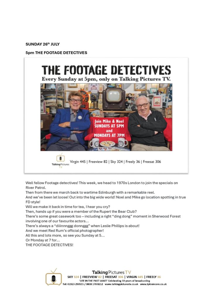 TPTV Highlights wc 25th July page