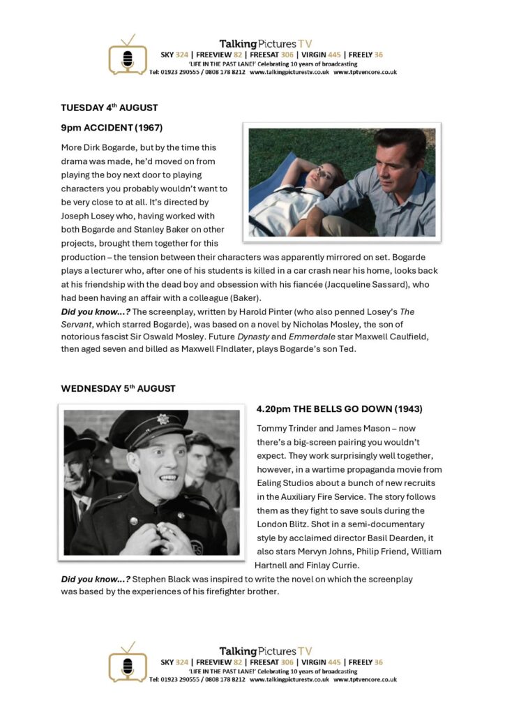TPTV Highlights wc 1st August page