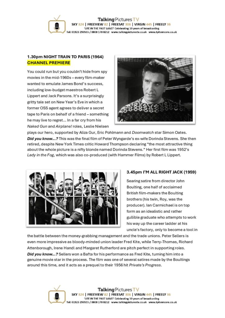 TPTV Highlights wc 8th August page