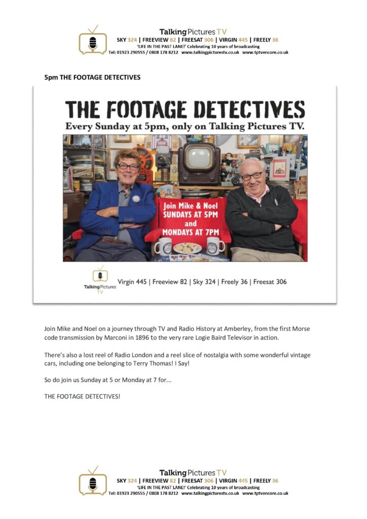 TPTV Highlights w c 19th September page