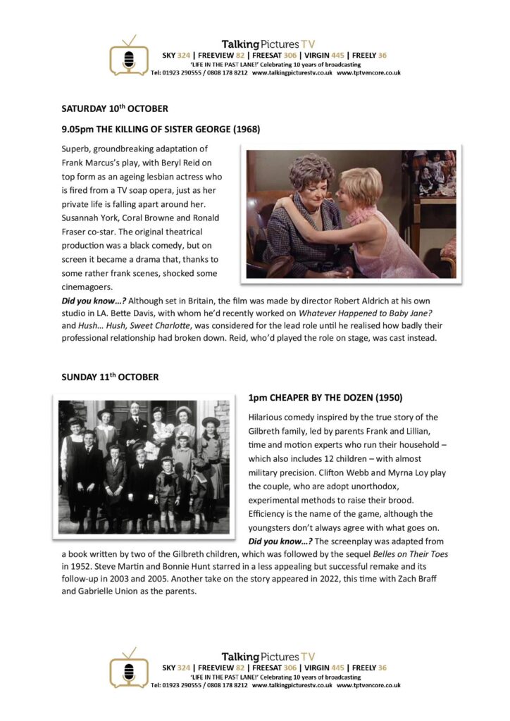 TPTV Highlights 10th October page